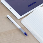 Pentel Floatune Rollerball Pen - 0.8 mm - Blue-A Part of Pentel’s exclusive Recycology line of recycled products. 69% of the materials used to create these products were recycled materials.