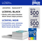 Brother Genuine LC501XLBKS Ink Cartridge - High Yield - Black -Brother Genuine LC501XLBKS High Yield Black Ink Cartridges deliver consistent, reliable performance