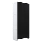 Manhattan Comfort Cornelia 29.61" Modern 4-Shelf Storage Closet - White-Home Assembly Required. All Hardware Included