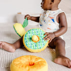 Melissa & Doug Multi-Sensory Pineapple Soft Stacker Infant Toy-6