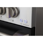 Kucht 48" KNG Series Pro Style Natural Gas Range - Stainless Steel/Black-Full stainless steel range with a professional handle for the ultimate cooking experience