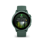 Garmin vivoactive 6 Smartwatch - Metallic Jasper Green with Jasper Green Band-SLEEP COACH - Get a sleep score and personalized coaching for how much sleep you need and how you can improve. Even keep track of different sleep stages and naps — and see several key metrics over your sleep period, such as HRV status to better understand your health.