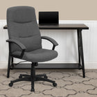 Flash Furniture – Fauteuil de conférence en nylon, gris (BT134AGY)-7