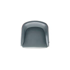 Manhattan Comfort Reeva 23.23" Modern Leatherette Upholstered Dining Chair - Walnut and Graphite Grey-21.85" L x 21" W x 31.3" H