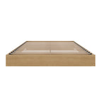 Nexera Platform Bed Frame - Queen Size - Natural Maple-Fits a standard Queen size mattress. 500 pounds weight capacity