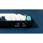 Keychron Q6 Max RGB Wireless Mechanical Keyboard - Brown Switch - Full-size Layout wiith Knob - Carbon Black-Powerful Performance: Equipped with a powerful ARM Cortex-M4 chip and a rapid 1000 Hz polling rate, the Q6 Max delivers lightning-fast responsiveness for gaming and productivity tasks alike.