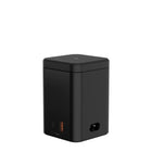 Adam Elements Mag 4 30W GaN 4-in-1 Power Charging Station - Black-Versatile Charging: MagSafe-compatible wireless charging zone plus USB-C and USB-A fast charging ports support up to 30W, allowing simultaneous charging of your iPhone and AirPods