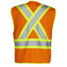 Forcefield Deluxe 5-Point Tear-Away Vest - Orange - Fits XXL / XXXL-Radio-clip, cell pocket, ID pocket and 2 lower Velcro closure pockets