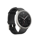 Amazfit - Active 2 Smartwatch avec bracelet en cuir et cardiofréquencemètre - 44 mm - Noir-Jusqu'à 10 jours d'autonomie en utilisation normale