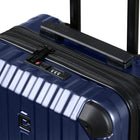 CHAMPS Element  3-Piece Expandable Hardside Luggage Set - Navy-Top and side grip handles