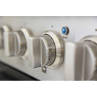 Kucht 30" KNG Series Pro Style Natural Gas Range - Stainless Steel/Red-Sealed burners make the range easy to clean