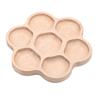 Yellow Door Natural Flower Tactile Tray-Beautifully made from FSC beech, this tactile natural wood tray is instantly appealing to young investigators.