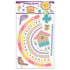TREND enterprises Rainbow Garden Bulletin Board Set - 40" - 32 Pack-Printed on sturdy cardstock for years of use. Fully recyclable