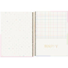Hilroy Notebook - Two Tone Hardcover Ntbk - 160 pages - 10-7/8" H x 7-7/8" W - Assorted Colours-Gold coil