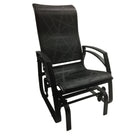 Dura Housewares - chaise à cadre en aluminium Kansas - noir-Mouvement de glissé fluide