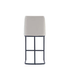 Manhattan Comfort Serena 17.71" Modern Leatherette Upholstered Counter Stool - Light Grey - 3 Pack-22.04" L x 22" W x 37.79" H