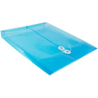 JAM Paper Plastic Envelopes with Button and String Tie Closure, Letter Open End, 9.75 x 11.75, Blue Poly, 12 Pack (118B1BU)-Thick plastic makes these envelopes durable
