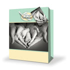 Millbrook Studios Baby Gift Bags - Medium - Baby Feet - 12 Pack (47535)-9" x 4" x 7"