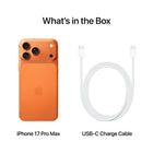 Apple iPhone 17 Pro Max - 512 GB - Cosmic Orange - Bell and Virgin Plus-Built For Apple Intelligence - Personal, private, powerful. Write, express yourself, and get things done effortlessly
