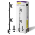 IntekView MS200 Vertical Pole Mount Dual-Screen Monitor Mount -Weight: 6.28 lb