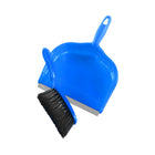 Globe Commercial Clip-On Dustpan and Brush Set-Snap-on brush with full-shape handle