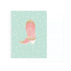Gartner Studios Spiral Notebook - 8" x 10.5" - 80 Sheets - Cowboy Boot-Includes: 1 notebook with 80 wide ruled sheets with perforated edges