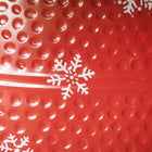 HOMCOM 26" Christmas Tree Collar Ring Skirt - Red-Colour: Red 