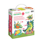 Banana Panda Hands at Play Dinosaurs 4 Puzzle Set-Worry-Free Toys and Games Designed for your Kids and Home - tested to the strictest safety standards, the large sturdy pieces are made with high-quality, thick cardboard - perfect for little hands