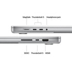 Apple 16" MacBook Pro - M4 Pro - 512 GB SSD - 48 GB Unified Memory - Silver - English-Advanced camera and audio: Stay perfectly framed and sound great with a 12MP Center Stage camera, three studio-quality mics, and six speakers with Spatial Audio with support for Dolby Atmos