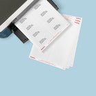 Staples White Shipping Labels - For Use With Inkjet/Laser Printers - 4" x 2" - White - 250 Pack-Label sheets feed from any printer tray—no need for manual feeding
