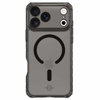 ITSKINS Hybrid_R Vapor Compatible with MagSafe Case for iPhone 17 Pro Max - Smoke-Raised edges protect your screen and camera