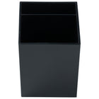 JAM Paper - Pot à crayons en plastique  - noir-Quantité : Vendu à l'unité | La construction en plastique durable permet à ce produit d'être un élément de base de votre bureau pendant longtemps.