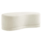 Modway Nimbus 48" Upholstered Ottoman Bench - Cream-Soft Chenille Upholstery