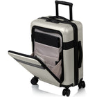 Champs Onyx II 3 Piece Luggage Set - Ivory-Light-weight trolley. Adjustable height, aluminum telescopic trolley system
