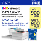 Brother Genuine LC506YS Ink Cartridge - Standard Yield - Yellow  -Brother Genuine LC506YS Standard Yield Yellow Ink Cartridges deliver consistent, reliable performance