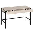 Hudson&Canal Evans 48" Writing Desk - Alder White-Clean with a soft, dry cloth and no harsh chemicals or abrasive cleaning materials