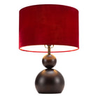Zuo Shobu Table Lamp - Red-MAX 40W A19 shape E26 socket Light Bulb x1 (Not Included)