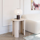 Zuo Risan Side Table - Natural-Maximum Weight Capacity: 25