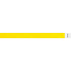 Bracelets en papier en Tyvek de Merangue – 100 unités – Jaune-Bracelets de sécurité