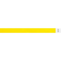 Bracelets en papier en Tyvek de Merangue – 100 unités – Jaune-Bracelets de sécurité