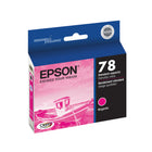 Epson T078 Ink Cartridge - Standard Capacity - Magenta-The package includes one magenta ink cartridge
