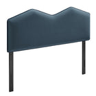 Modway Cosette Performance Velvet King Size Headboard - Cadet Blue-Stain-Resistant Performance Velvet