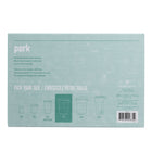 Perk Garbage Bags - Wave Top - 30" x 33" - Black - 20 Pack-20-Pack.
