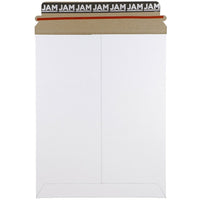 JAM Paper Photo Mailer Stiff Envelopes with Self Adhesive Closure, 9.75 x 12.25, White, 10 Pack (5PSWg)-Size: 9" x 11.5"