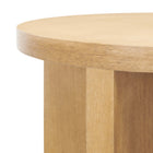 Modway Silas Round Wood Side Table - Natural-7