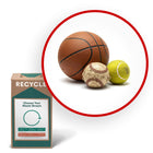 TerraCycle Athletic Balls - Zero Waste Box - Small-Recycle any brand and size of sports ball. This includes tennis balls, baseballs, softballs, wiffle balls, basketballs, golf balls, dodge balls, racquetballs, soccer balls, footballs, bowling balls, ping-pong balls, and foam balls.