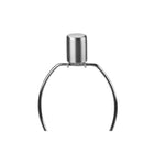 Monarch Specialties 28" H Contemporary Table Lamp - Nickel Metal / Ivory / Cream Shade-6