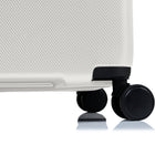 Champs Luxe 3-Piece Luggage Set - Ivory-8 360-Degree Spinner Wheels