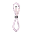 Basic Tech 6 foot Lightning Braided Cable - Pink-Braided for extra durability