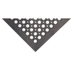 Edgewood Value Flex Plus Light Duty Anti-Fatigue Mat - 3' W x 5' L x 1/2" D - Black-Perfect for workstations, warehouses, work benches, machine operating